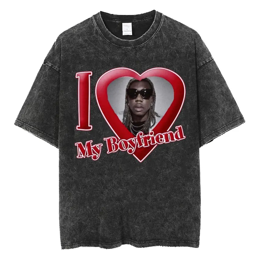 Vytal Retro Washed Narcissist Oversized Tees
