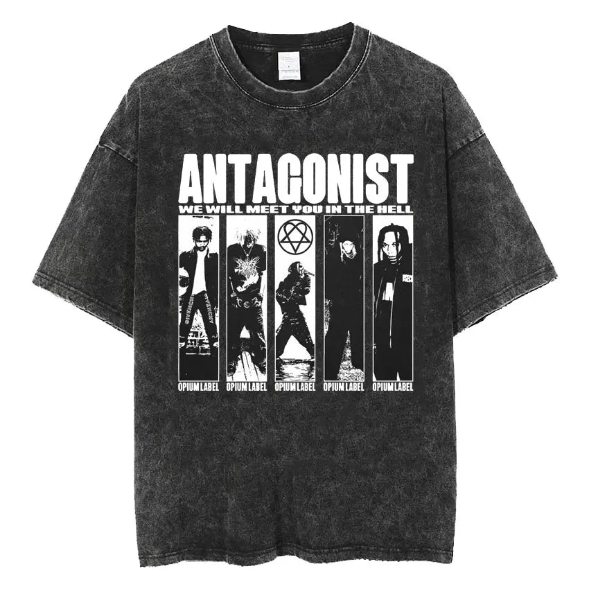 Vytal Retro Washed Narcissist Oversized Tees