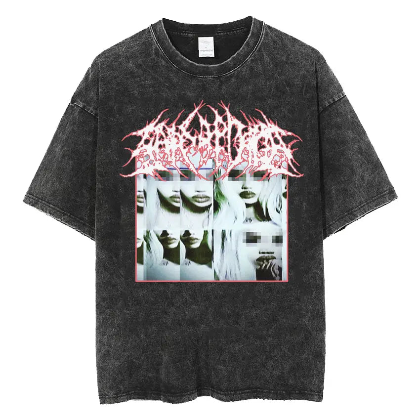 Vytal Retro Washed Narcissist Oversized Tees