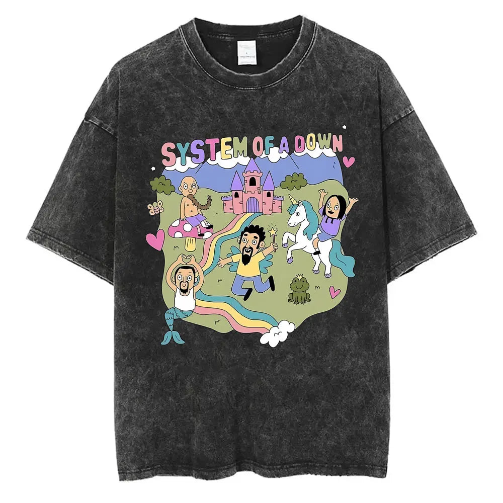 Vytal Washed Vintage Oversized T Shirt