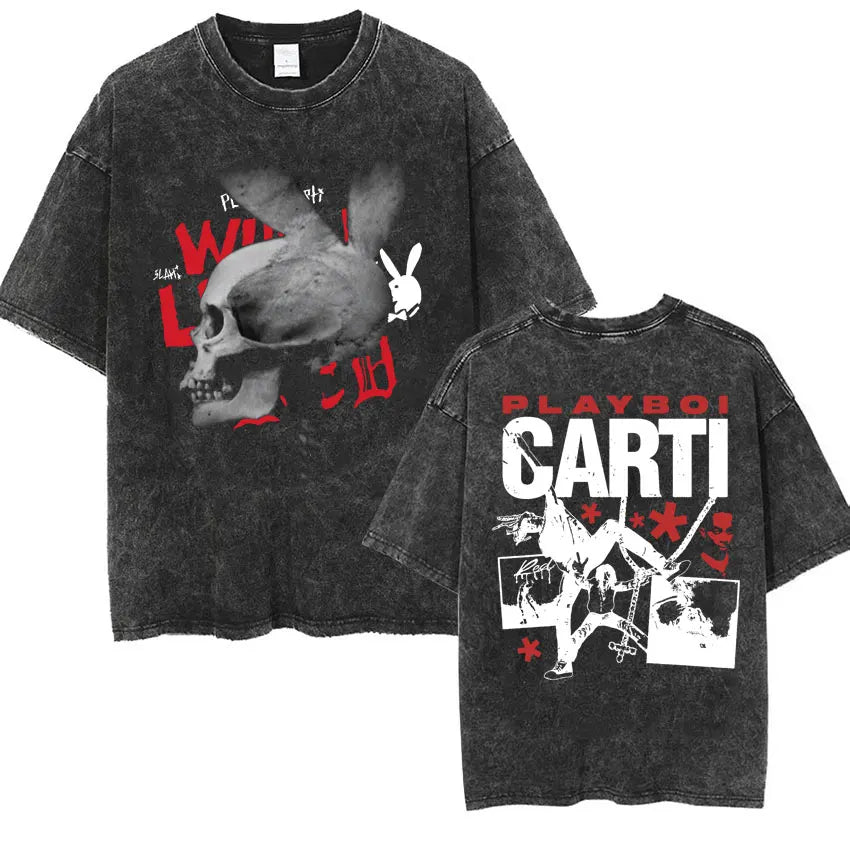 Vytal Retro Washed Narcissist Oversized Tees