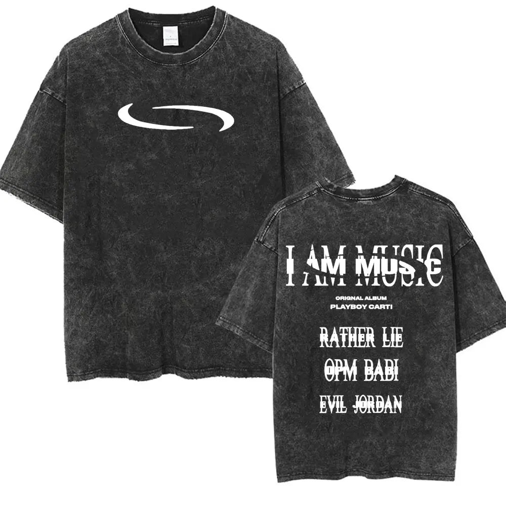 Vytal Retro Washed Narcissist Oversized Tees