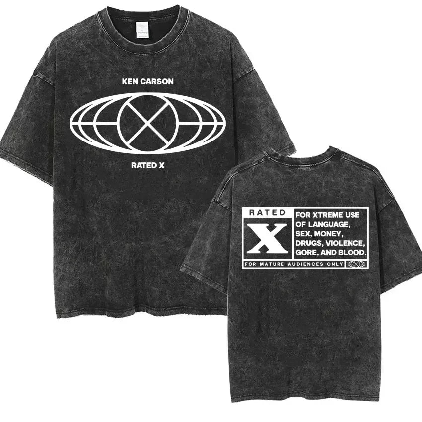 Vytal Retro Washed Narcissist Oversized Tees