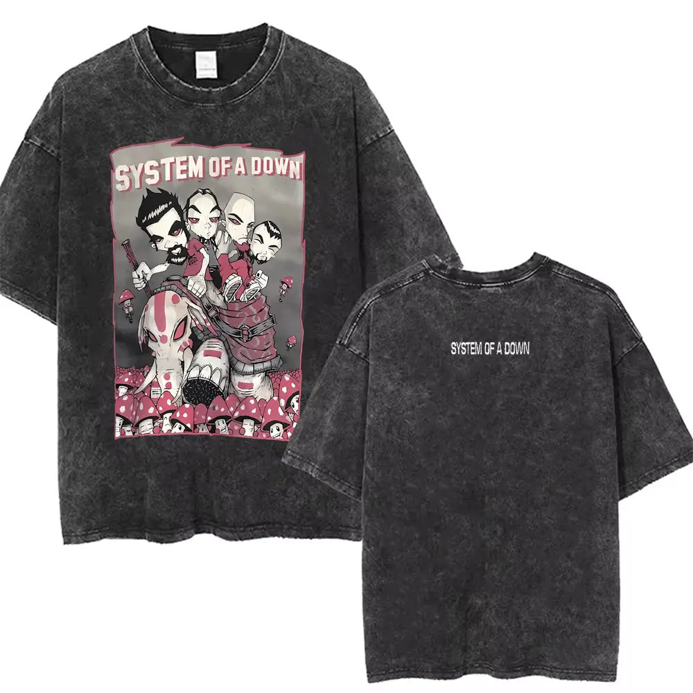 Vytal Washed Vintage Oversized T Shirt