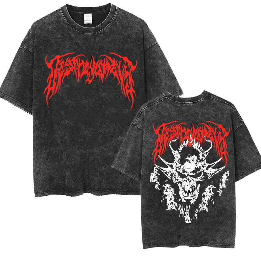 Vytal Retro Washed Narcissist Oversized Tees