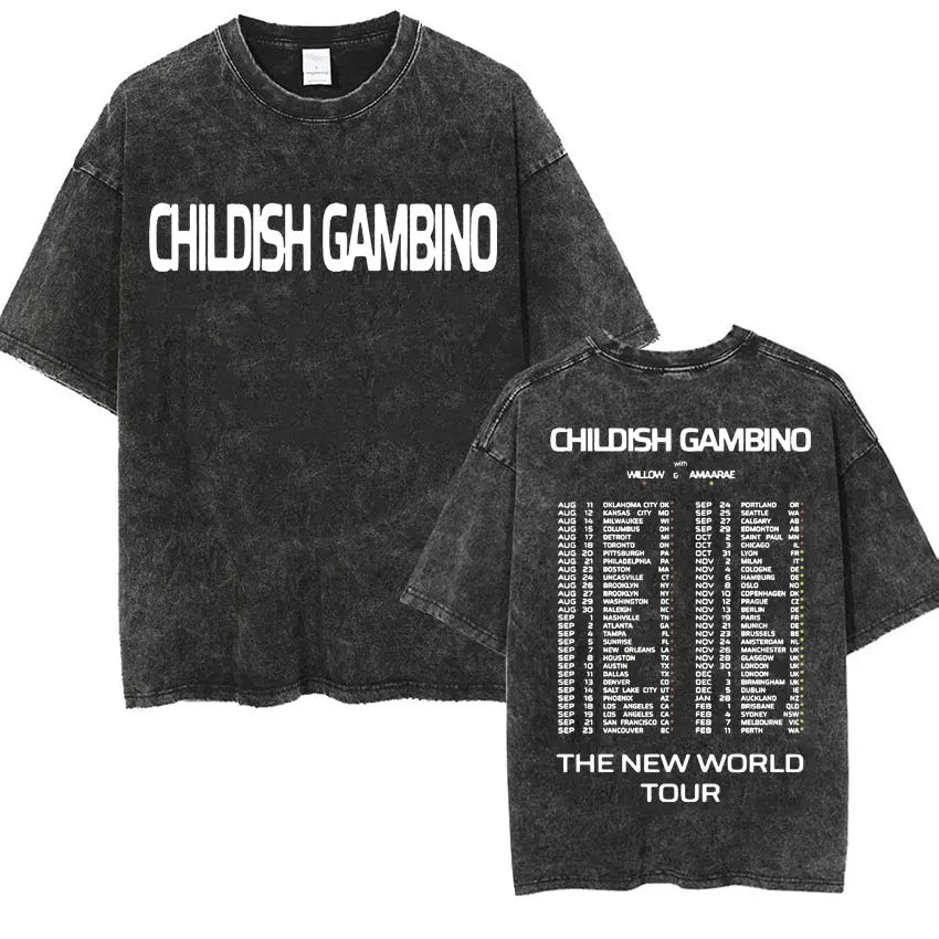 Vytal Retro Washed Narcissist Oversized Tees