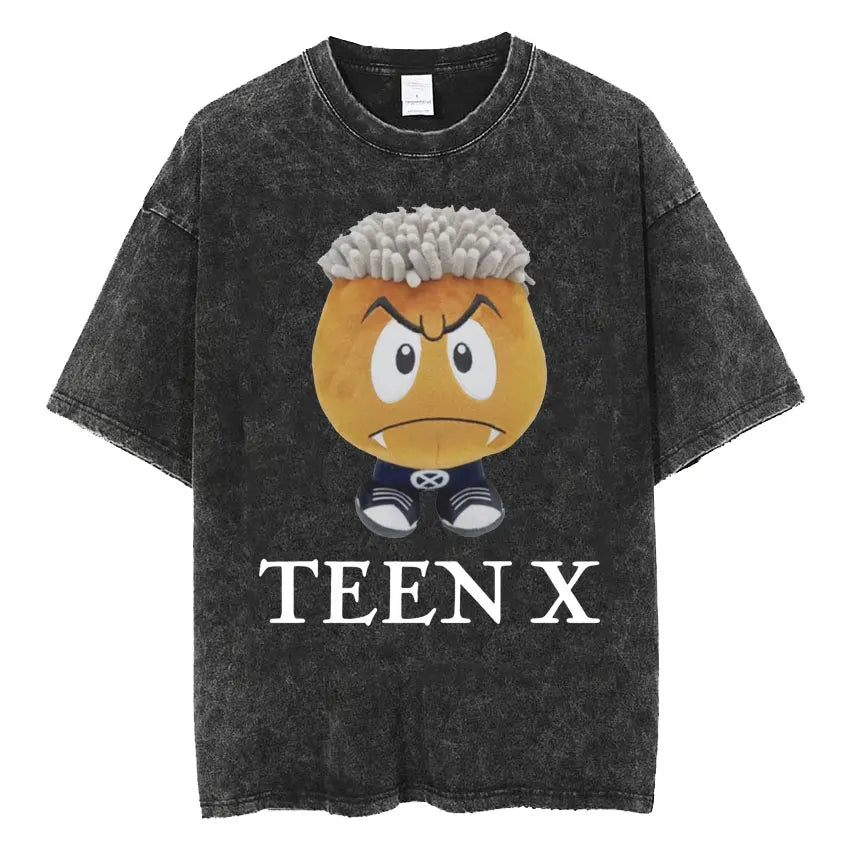 Vytal Retro Washed Narcissist Oversized Tees