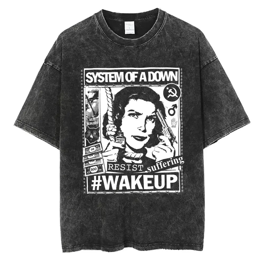 Vytal Washed Vintage Oversized T Shirt