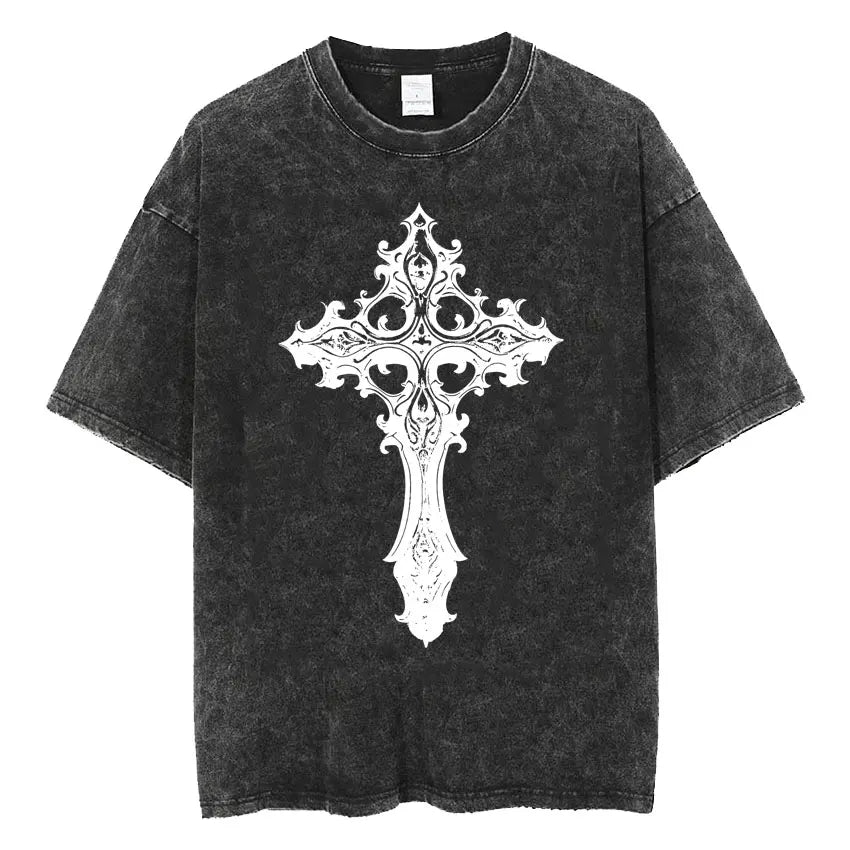 Vytal Retro Washed Narcissist Oversized Tees