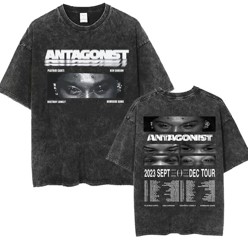 Vytal Retro Washed Narcissist Oversized Tees