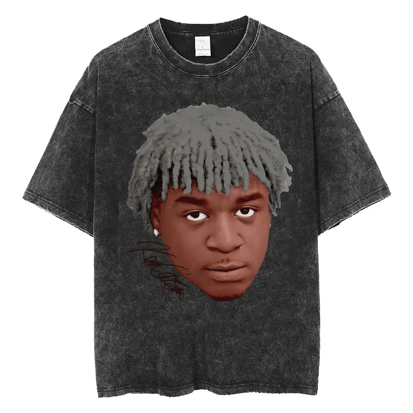 Vytal Retro Washed Narcissist Oversized Tees