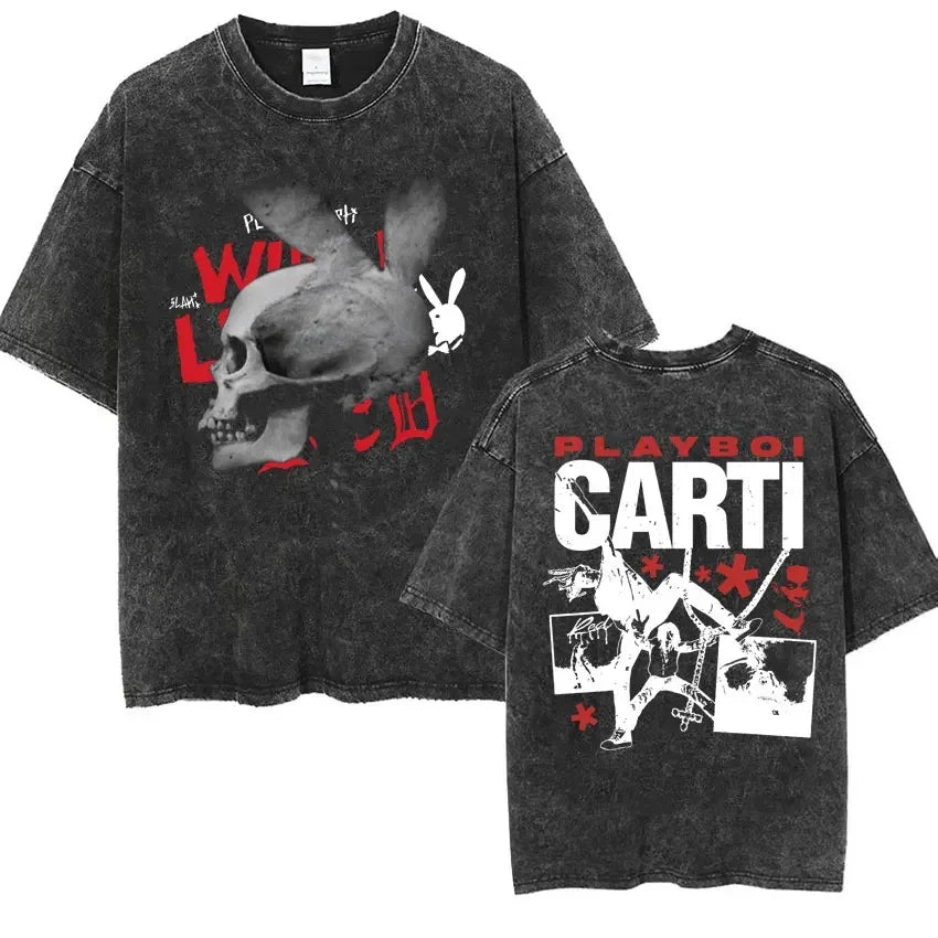 Vytal Retro Washed Narcissist Oversized Tees