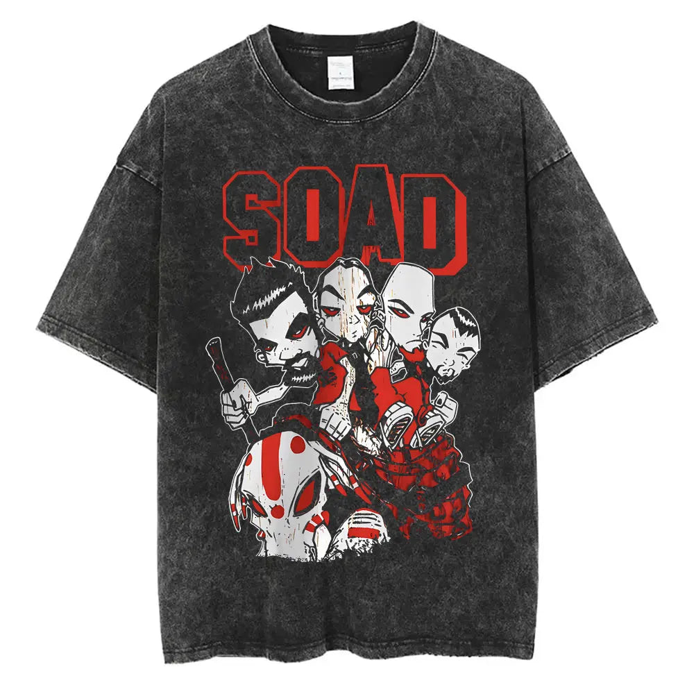 Vytal Washed Vintage Oversized T Shirt