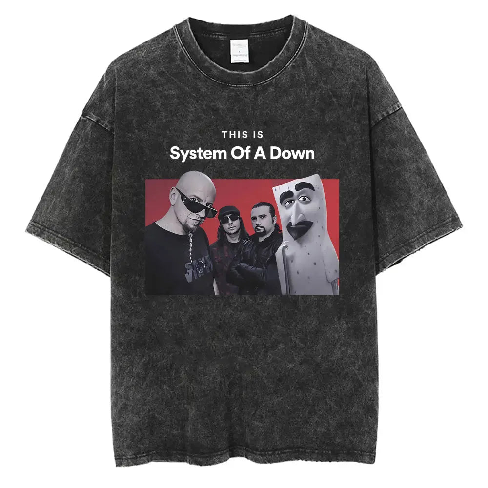 Vytal Washed Vintage Oversized T Shirt