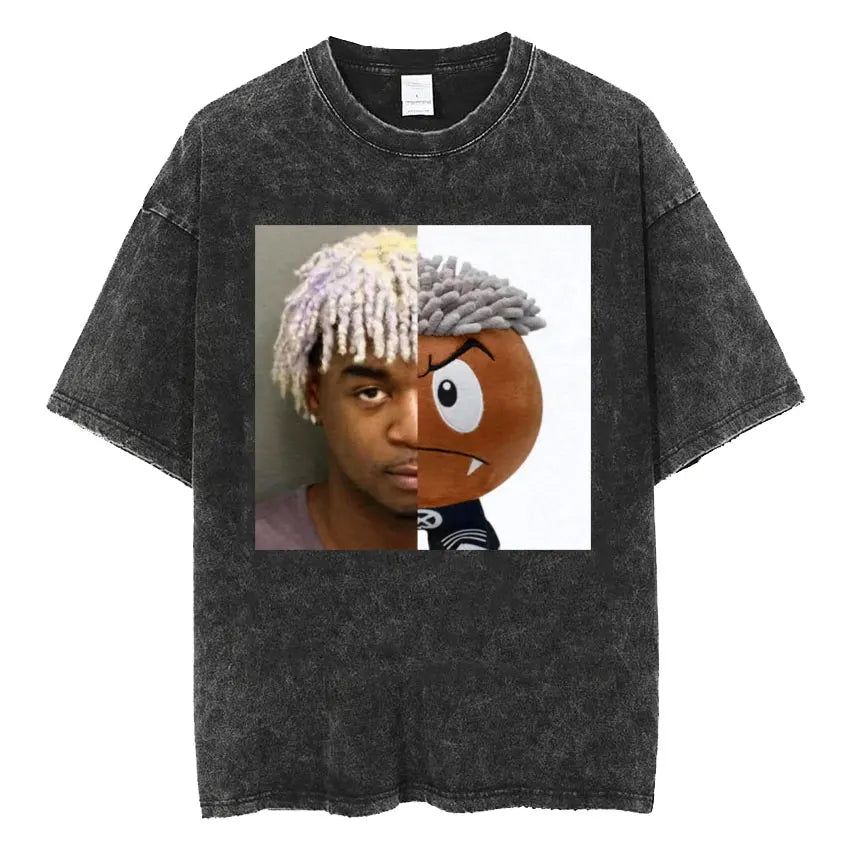 Vytal Retro Washed Narcissist Oversized Tees