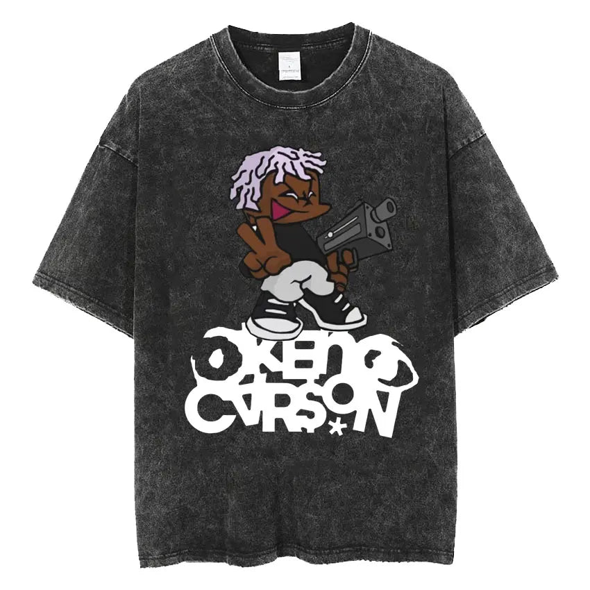 Vytal Retro Washed Narcissist Oversized Tees
